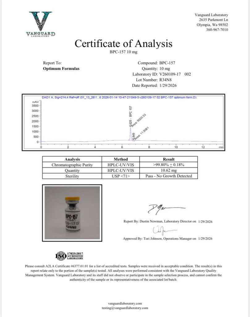 BPC-157 COA